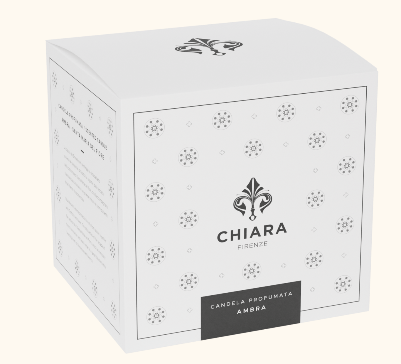 Candela 420 gr Chiara Firenze - Ambra