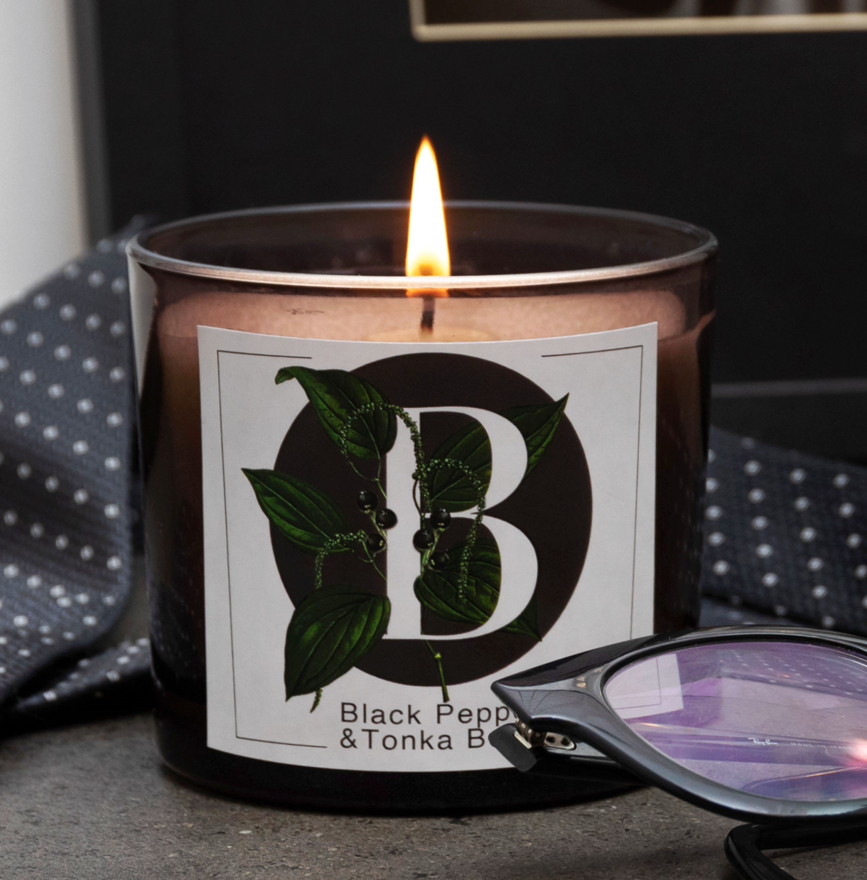 Candele Pernici - Black pepper & Tonka bean 350 gr